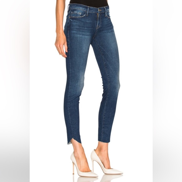 FRAME Denim Le Skinny De Jeanne Tulip Hem in York - EUC - Picture 4 of 10